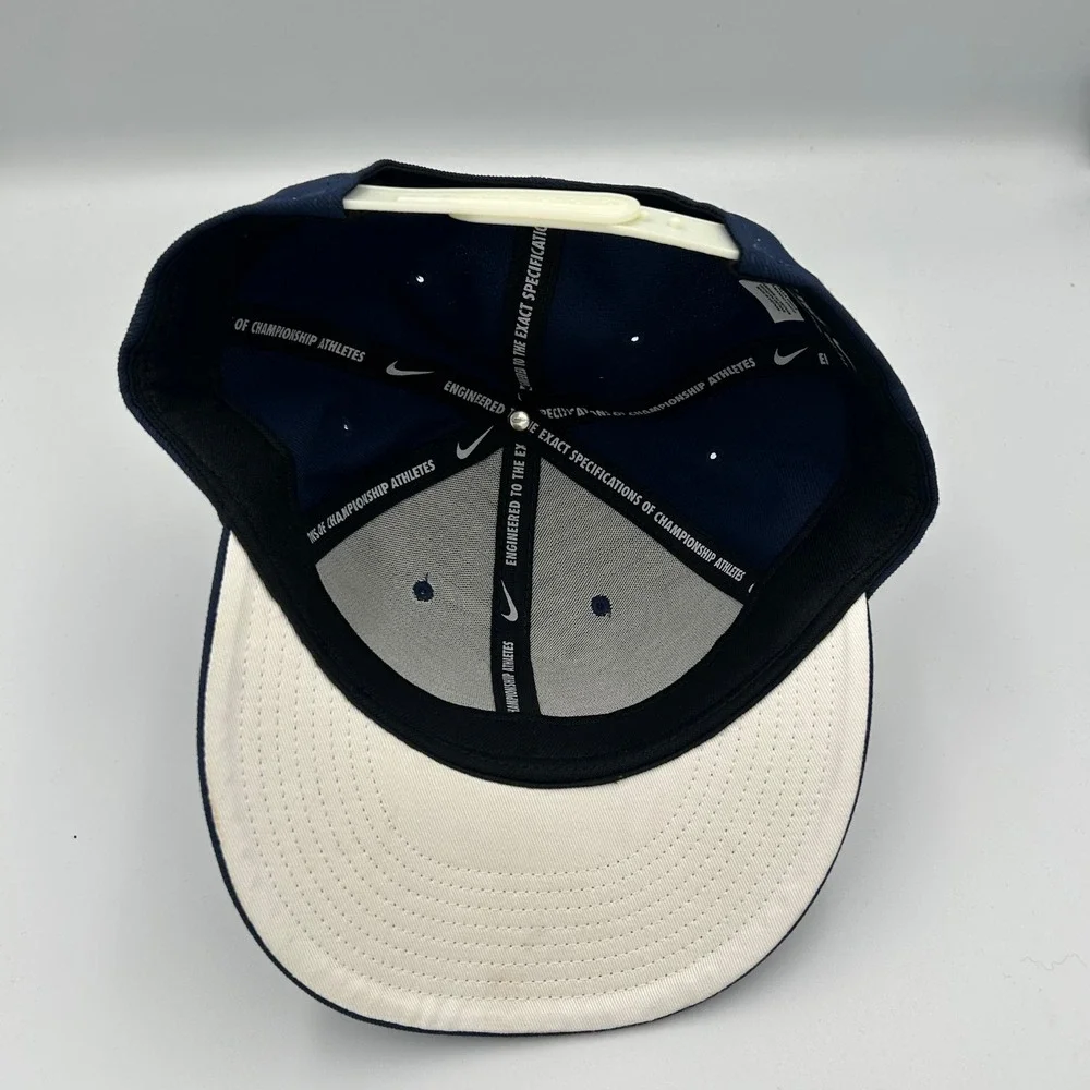 Nike Hat Unisex OSFA Navy BYU Cougars Vintage Mascot Snapback Dri-FIT